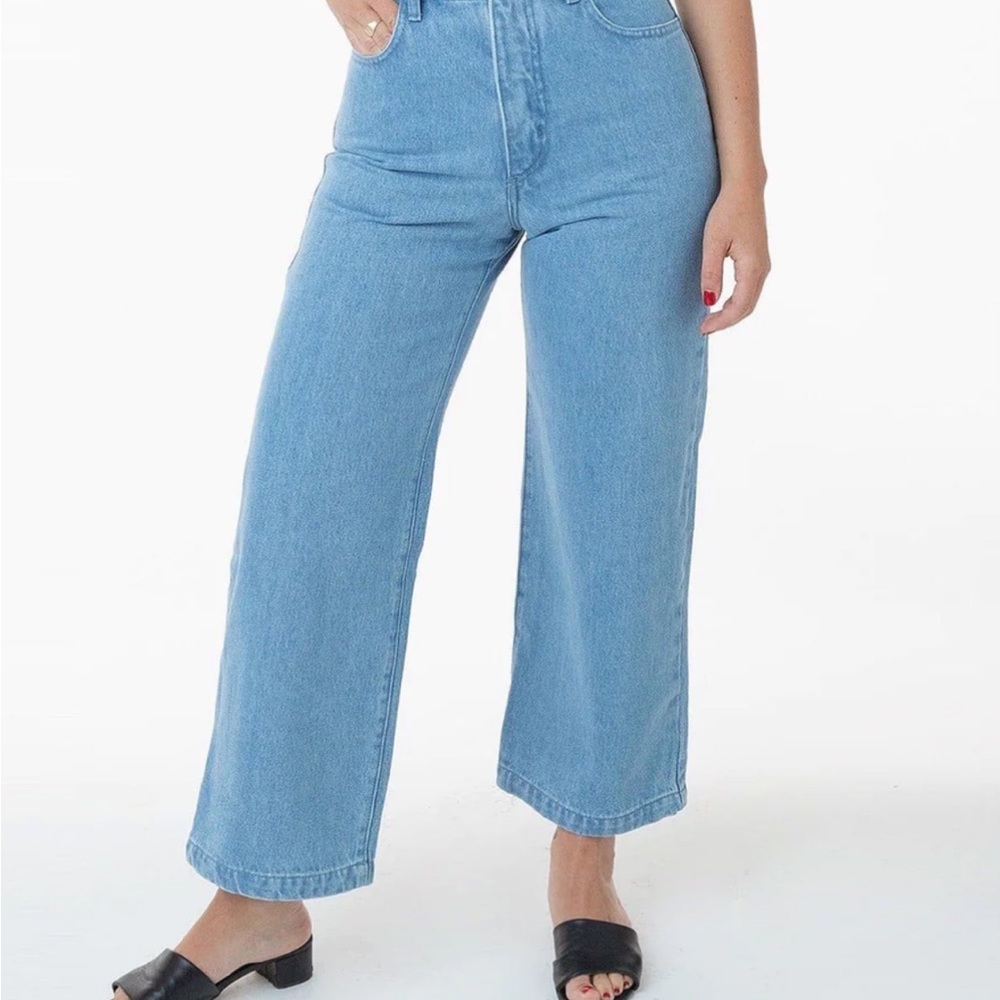 Los Angeles Apparel wide leg jean size 27/27